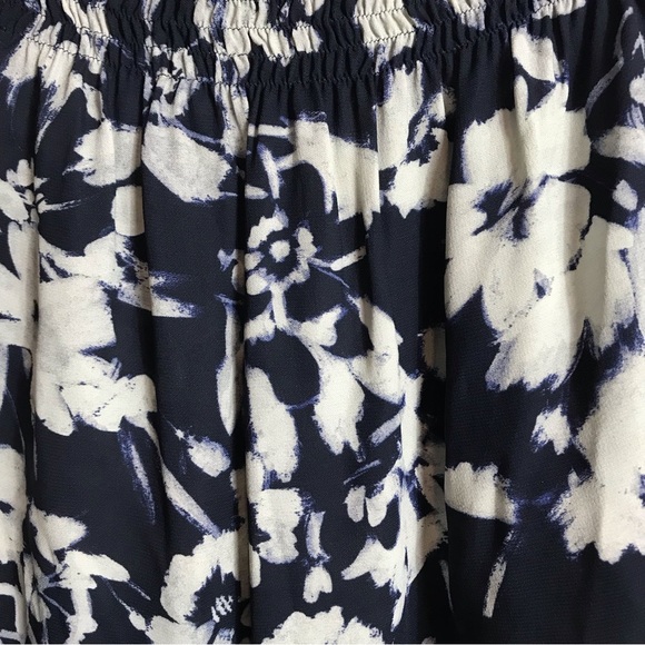 Lafayette 148 Small‎ Raelyn Augusto Crepe Floral Pullover Blouse Romantic Boho - Picture 7 of 9